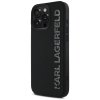 Etui Karl Lagerfeld HC 3D Rubber         Elongated Glitter do iPhone 16 Pro czarny